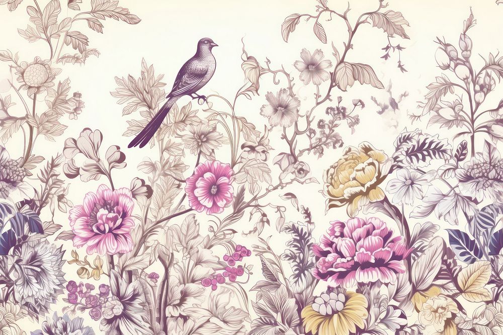 Wild daidy wallpaper pattern drawing.