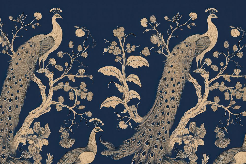 Peacock wallpaper pattern bird.