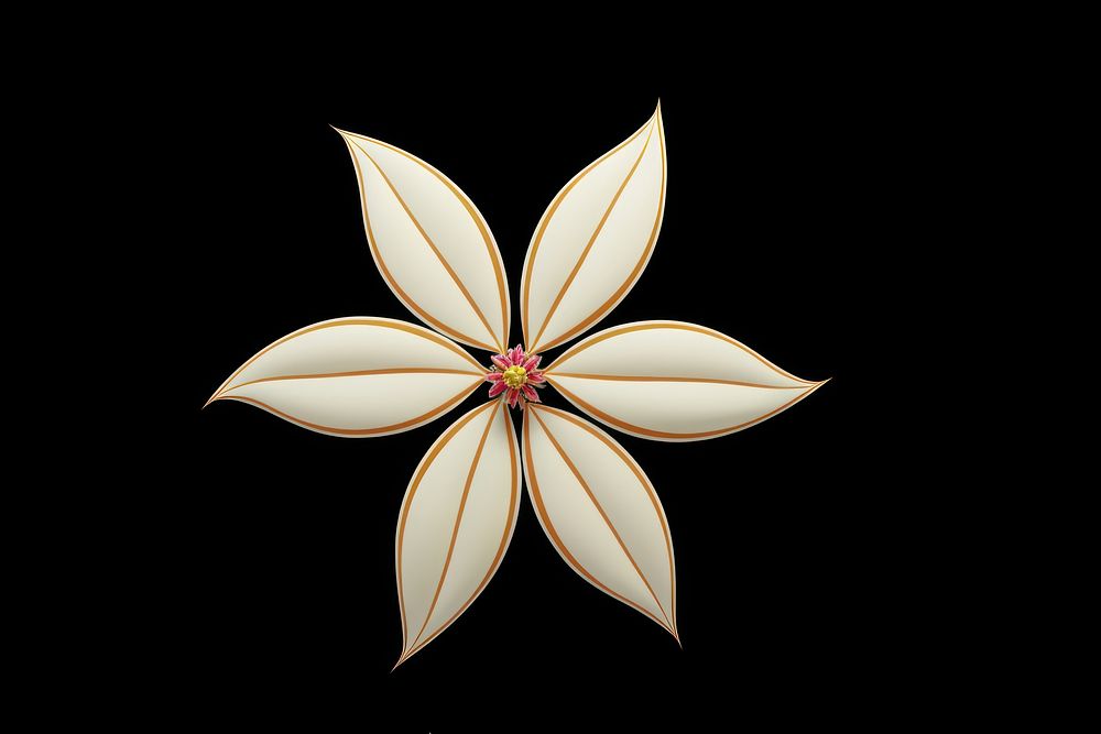 Jasmine jewelry flower brooch.