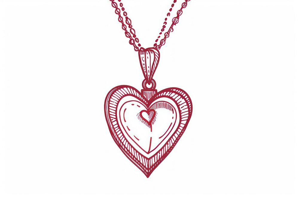 Valentines locket necklace pendant jewelry.