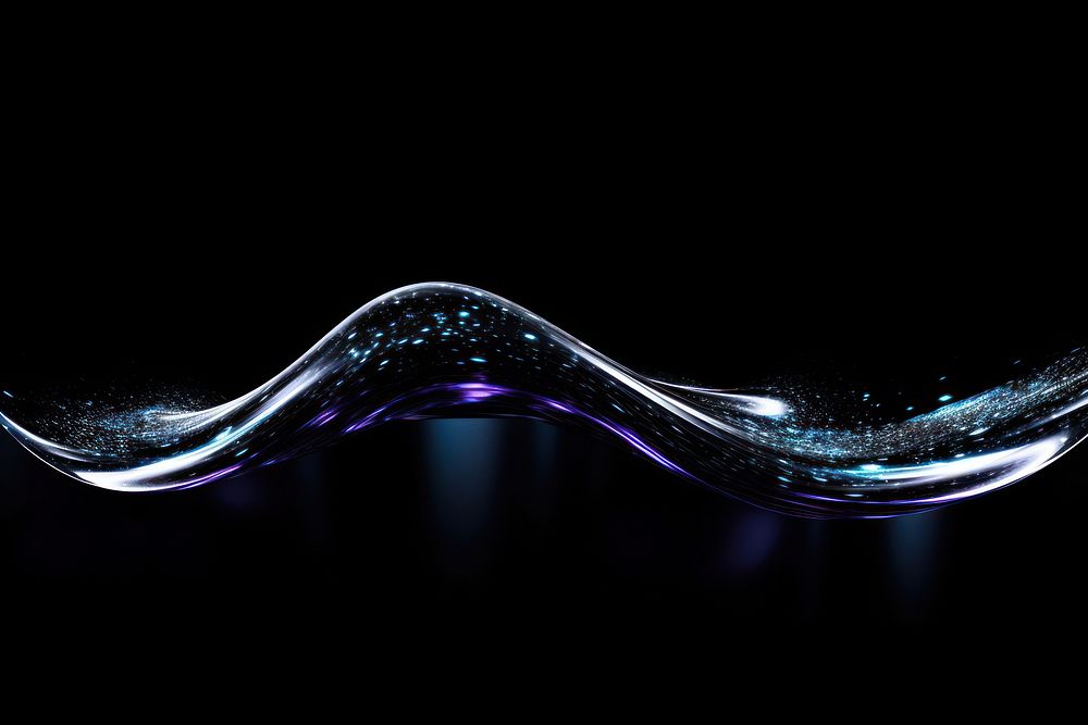 Liquid water forming of shape flowing illuminated futuristic.