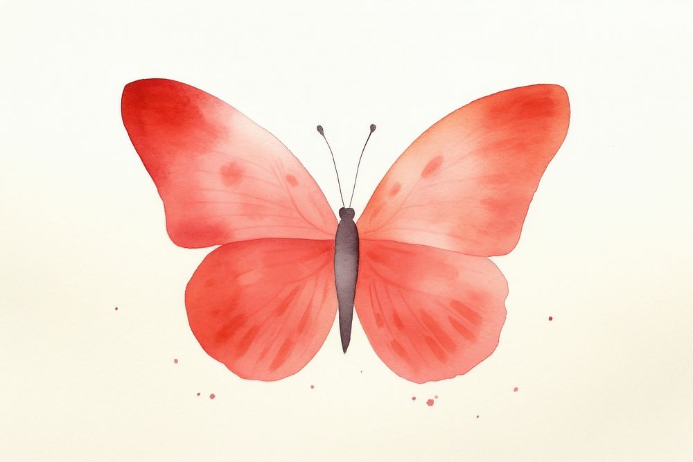 Minimal butterfly animal insect petal.