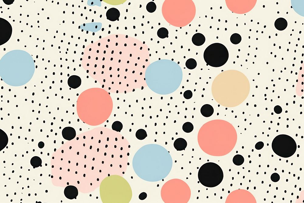 Polka dot pattern backgrounds repetition. 