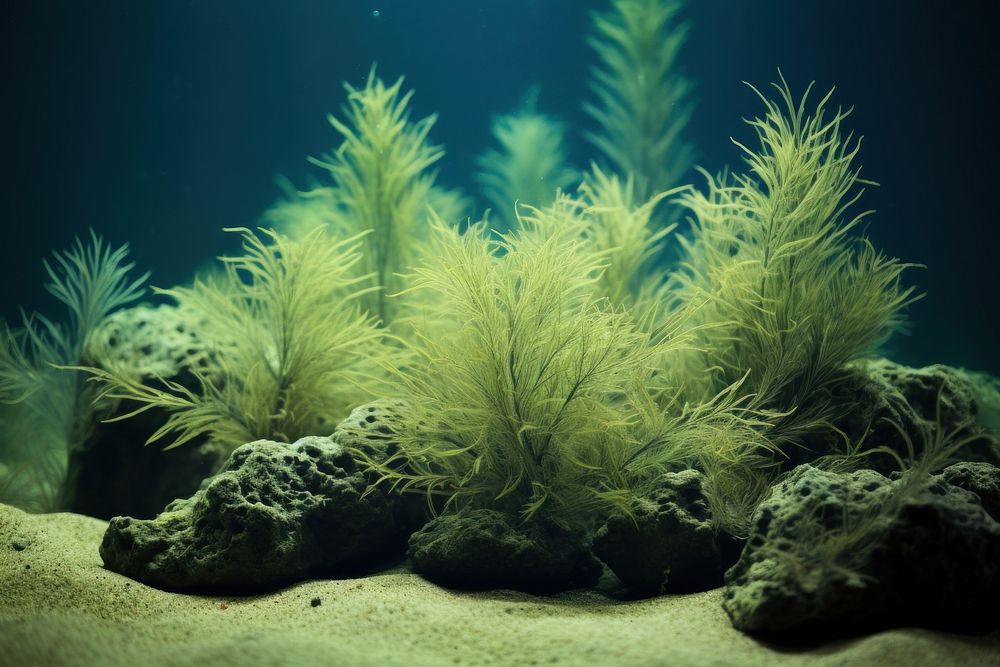 Seaweed salted underwater outdoors nature.