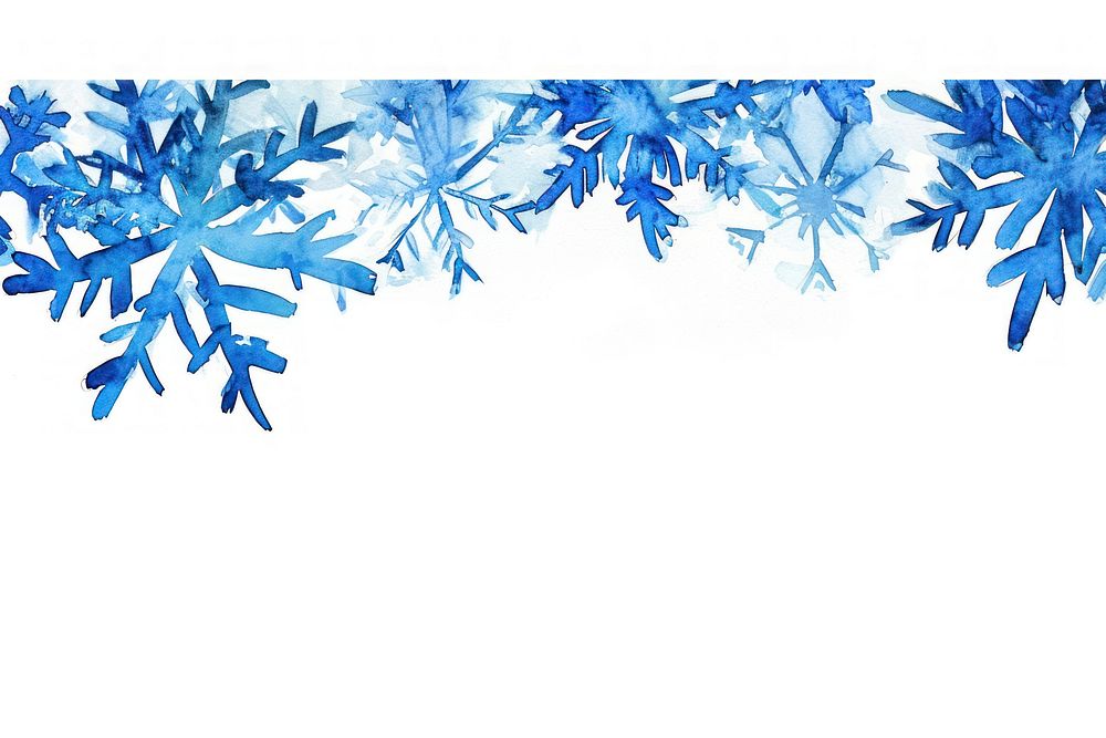 Snowflakes backgrounds nature blue.