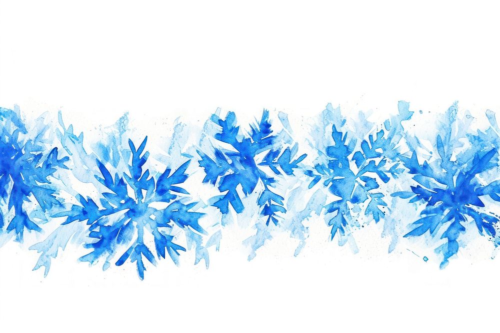 Snowflakes nature white blue.