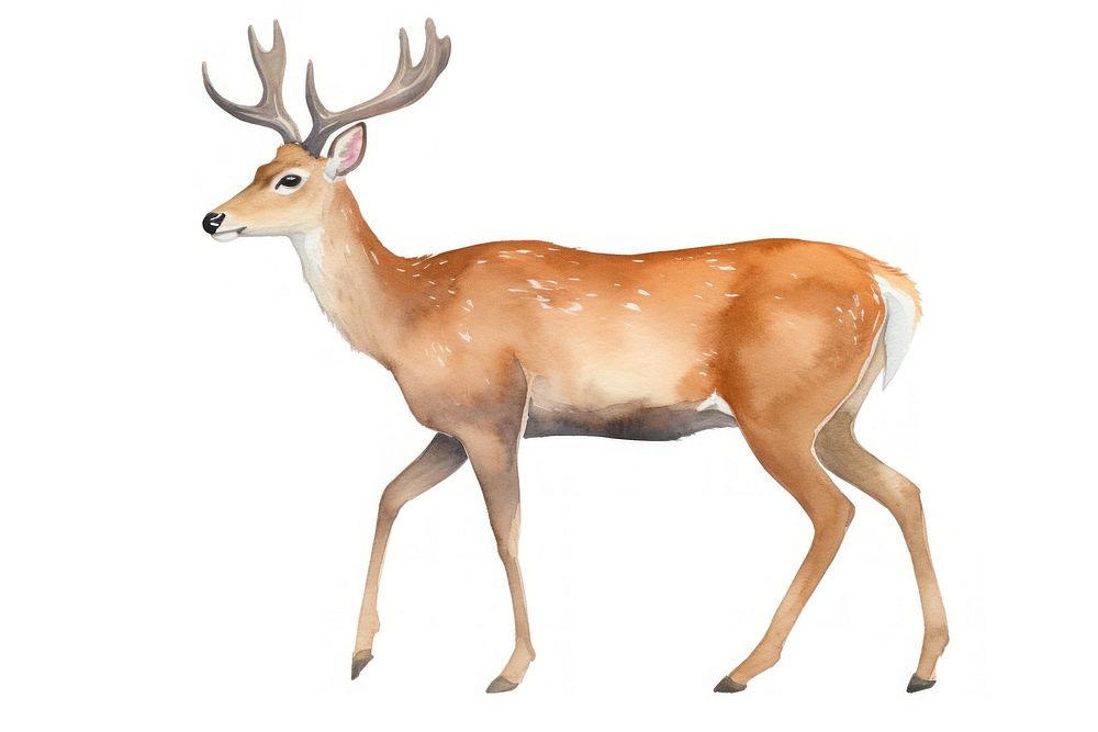 Deer wildlife animal mammal.