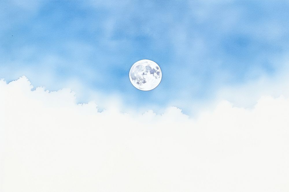 Moon in the sky nature backgrounds astronomy.