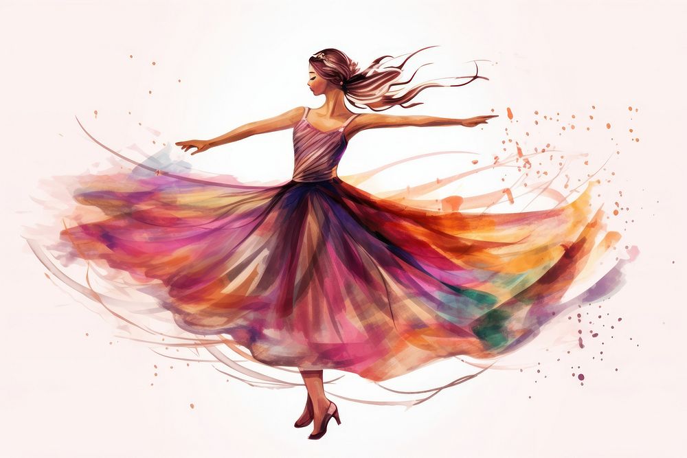 Dance dancing ballet sketch.
