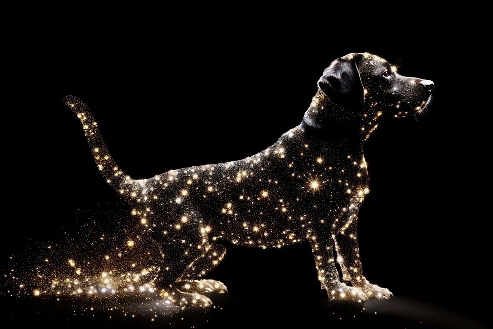 Dog animal mammal light. AI generated Image by rawpixel.