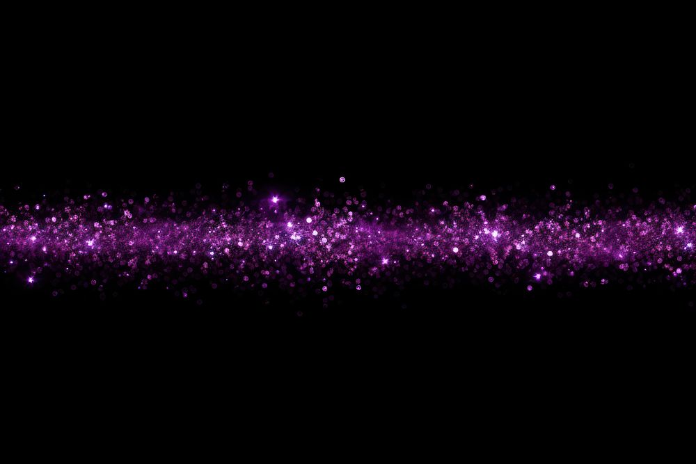 Purple glitter borders backgrounds night space. AI generated Image by rawpixel.