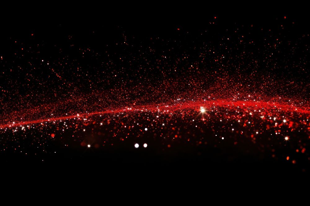 Red glitter borders backgrounds astronomy outdoors. AI generated Image by rawpixel.