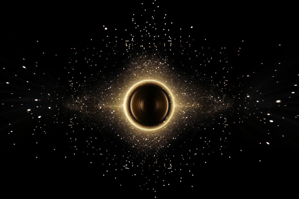 Speaker shape astronomy universe eclipse. AI generated Image by rawpixel.