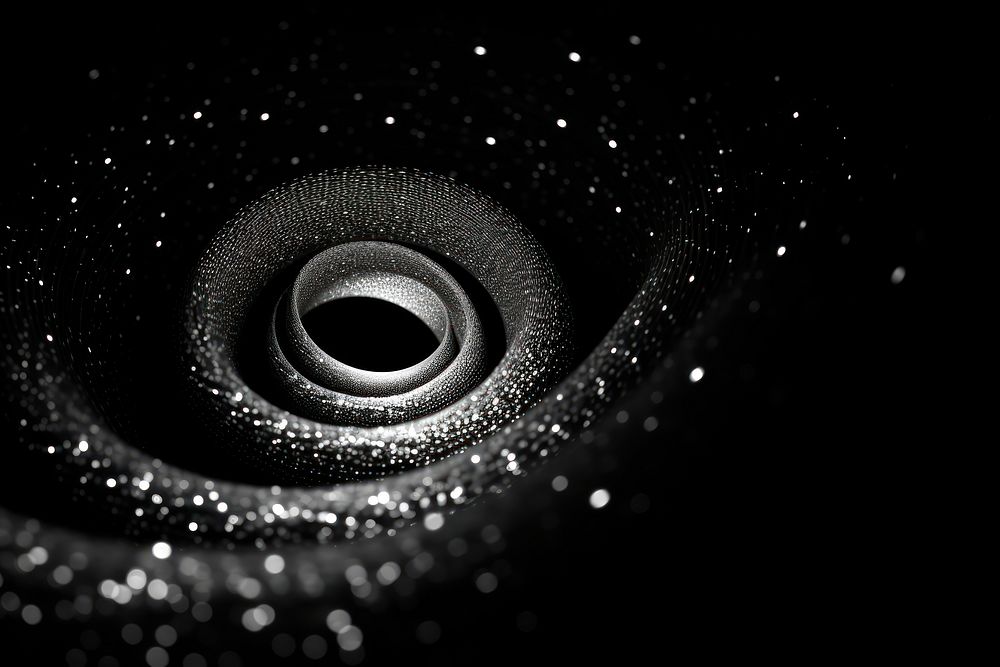 Spiral light black hole. AI generated Image by rawpixel.