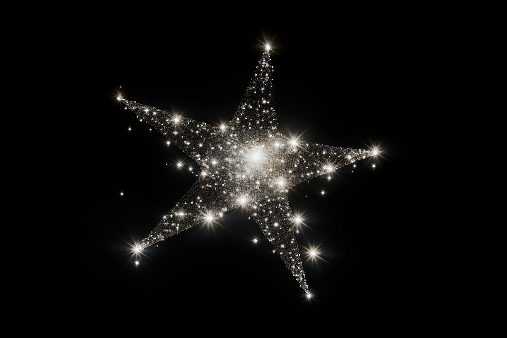 Starry star astronomy nature light. AI generated Image by rawpixel.