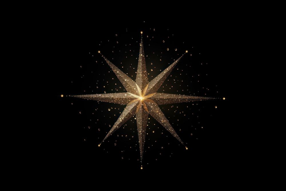 Starry star fireworks nature light. AI generated Image by rawpixel.