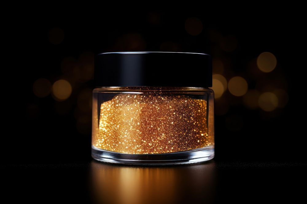 Cosmetic container cosmetics glitter light. AI generated Image by rawpixel.