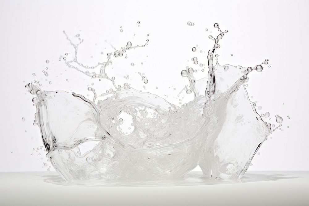 Splash effect of water refreshment splattered simplicity.
