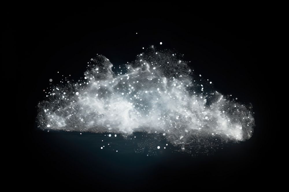 Cloud with a sparkle fireworks nature night.