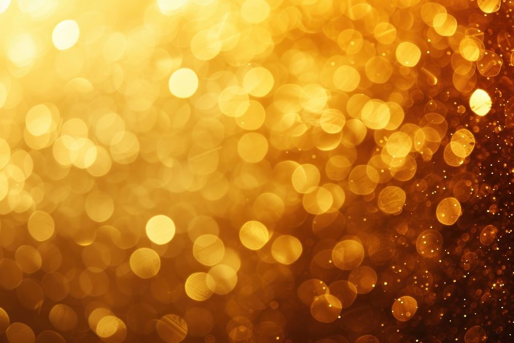 Golden bokeh backgrounds glitter light.