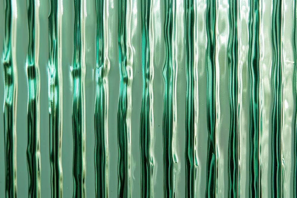 Green reeded glass backgrounds texture repetition.