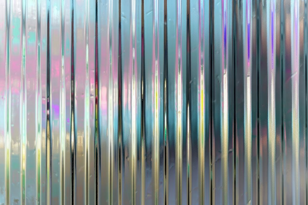 Holographic reeded glass backgrounds texture repetition.