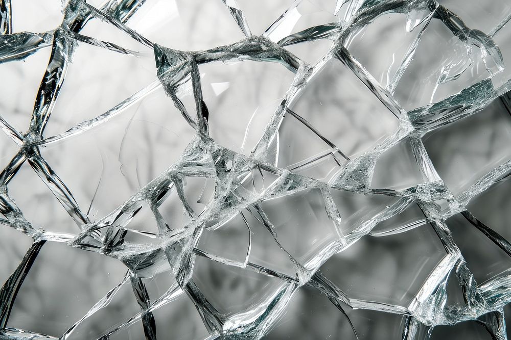 Broken glass backgrounds ice transportation.