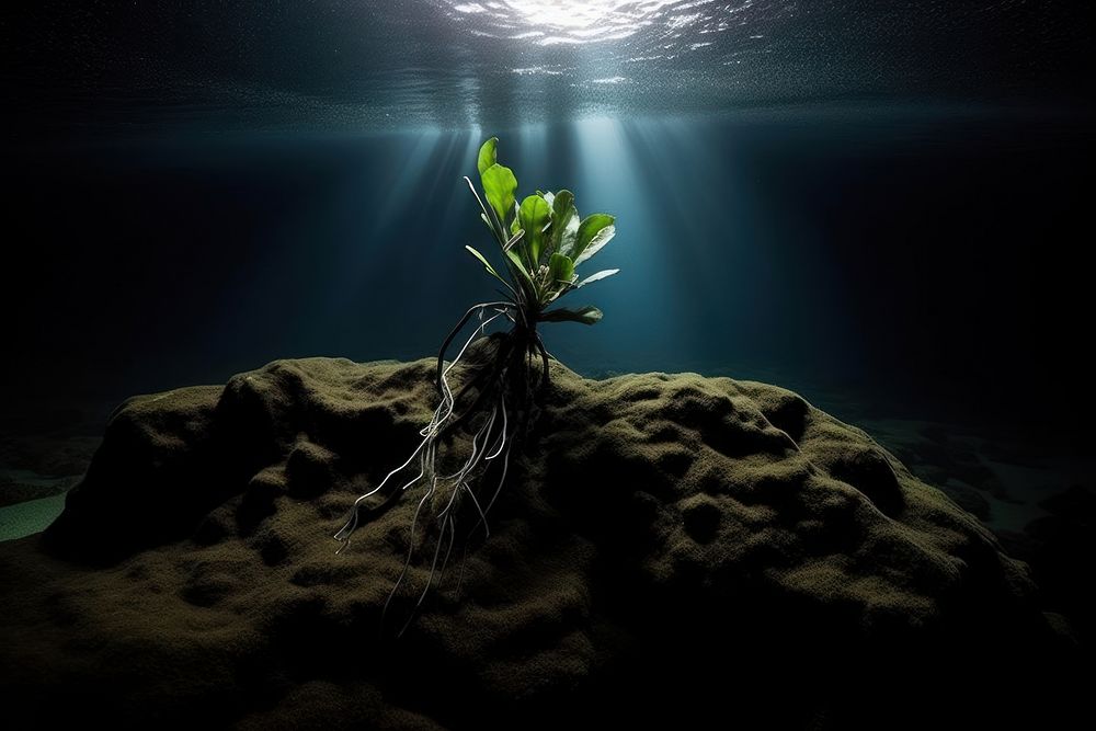 Underwater nature outdoors plant.