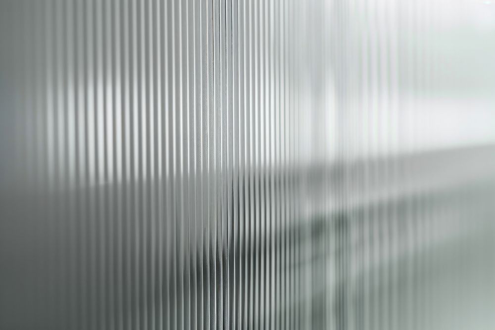 Reeded glass gray backgrounds texture.