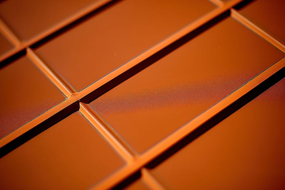 Solar panel backgrounds floor tile.