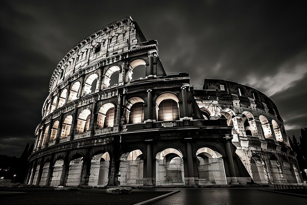 Photography The Colosseum rome architecture colosseum landmark.