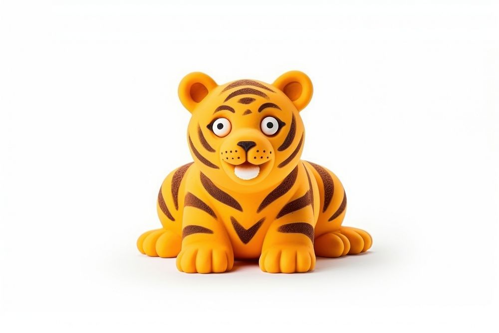 Plasticine of tiger wildlife animal mammal.