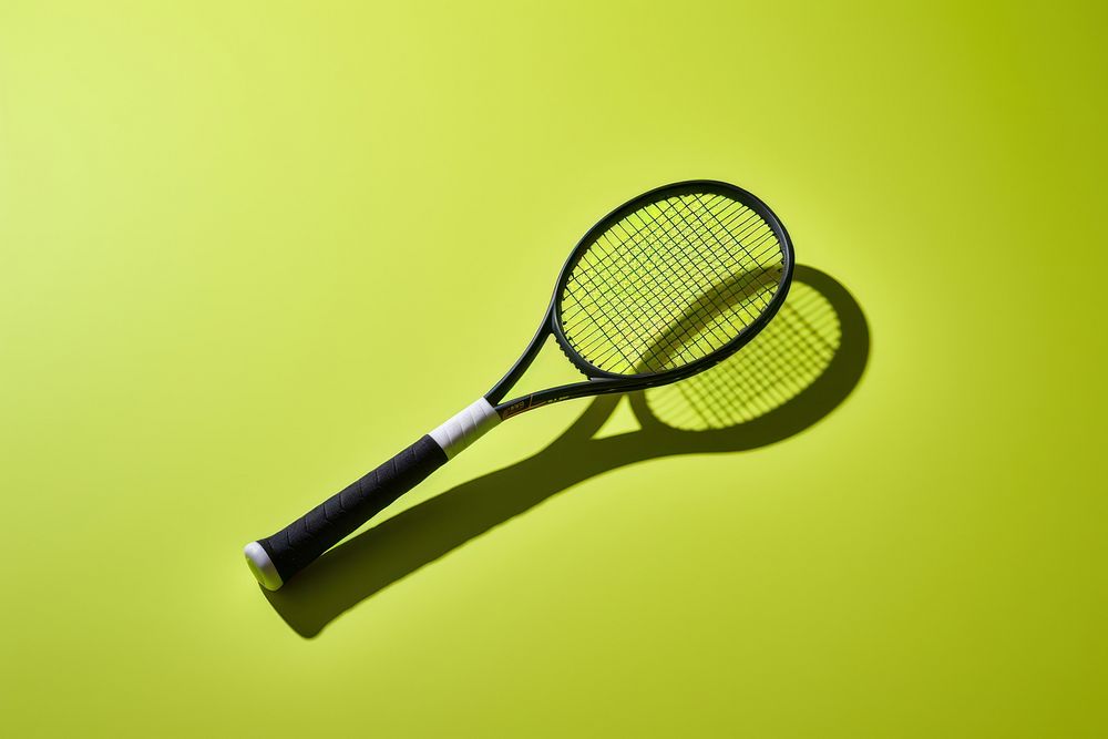 Tennis ball racket sports competition.