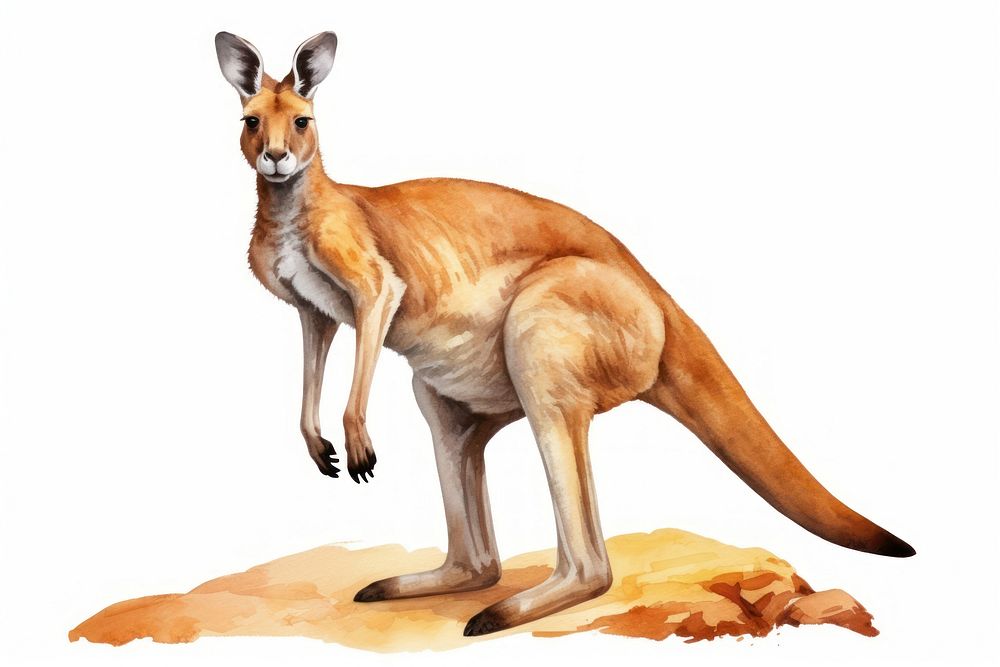 Kangaroo wallaby animal mammal.