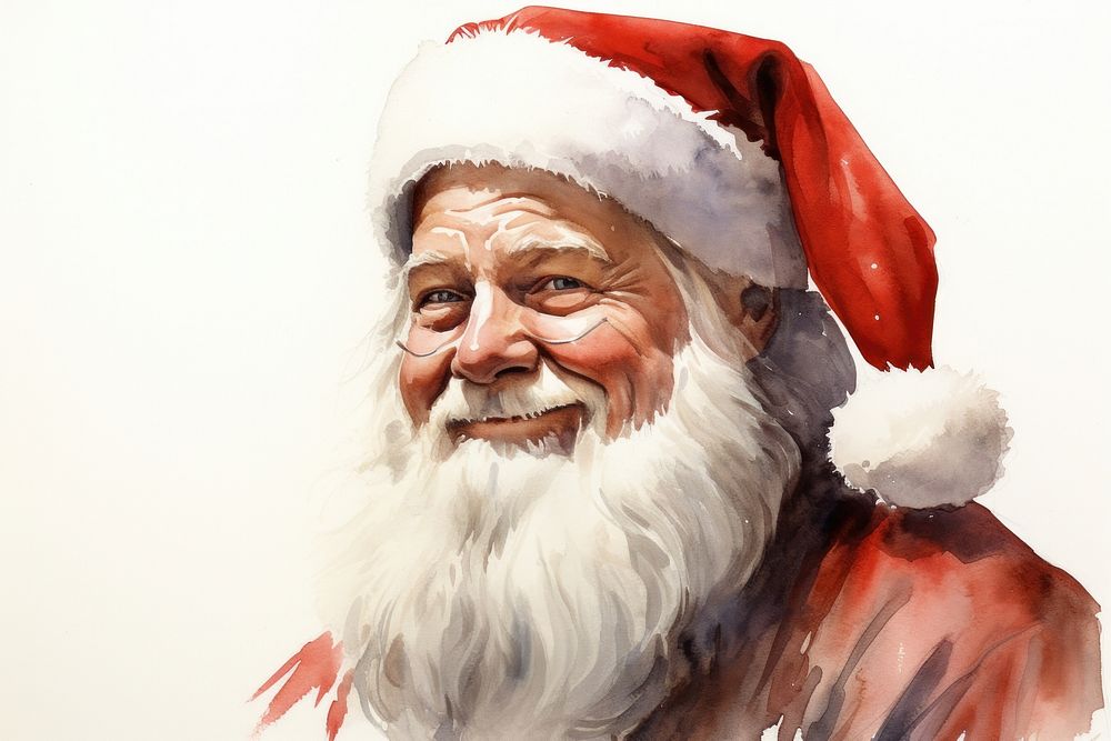 Santa Clause christmas portrait adult.