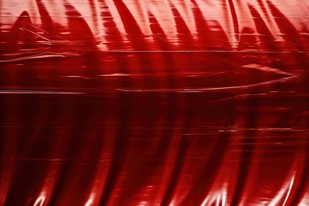  Grunge plastic wrap backgrounds red transportation. AI generated Image by rawpixel.