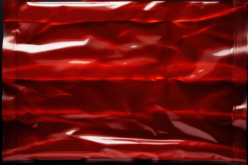  Red transparent plastic wrap backgrounds aluminium abstract. AI generated Image by rawpixel.