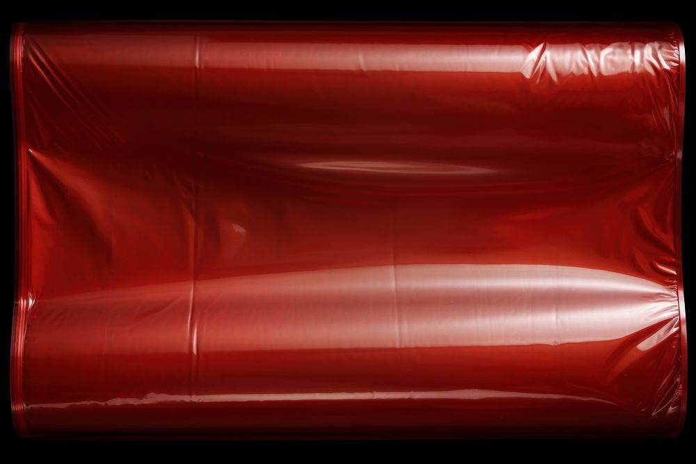  Red transparent plastic wrap backgrounds black background letterbox. AI generated Image by rawpixel.