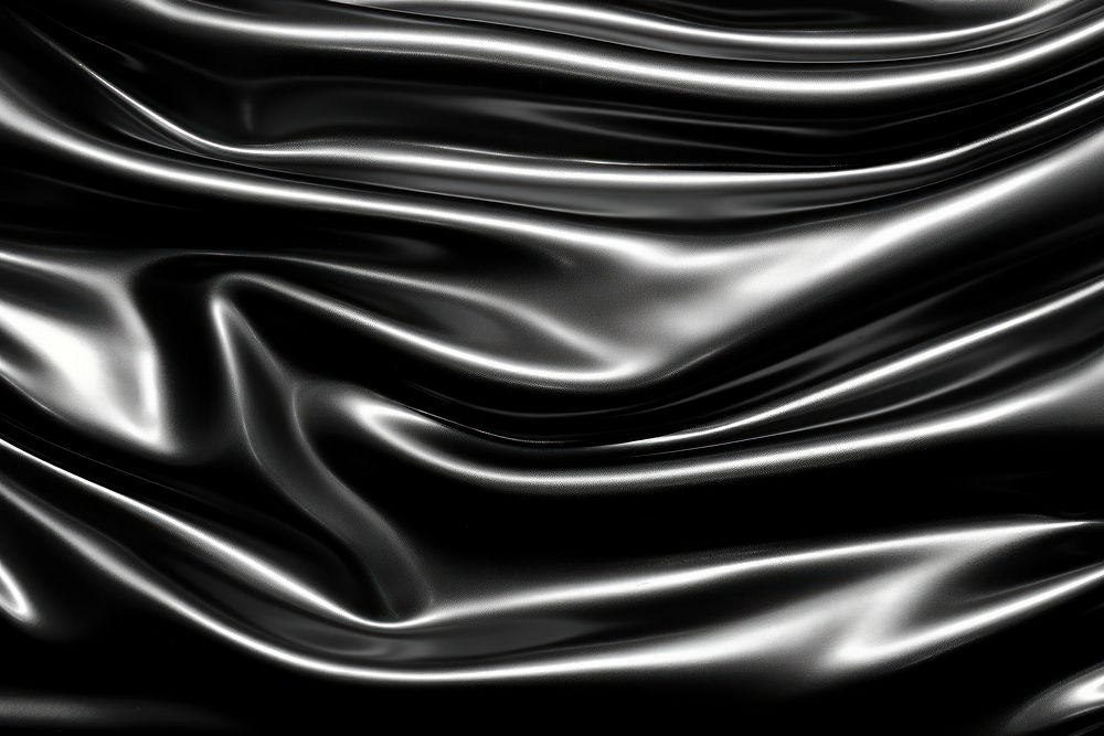  Wrinkled plastic backgrounds black silk. AI generated Image by rawpixel.