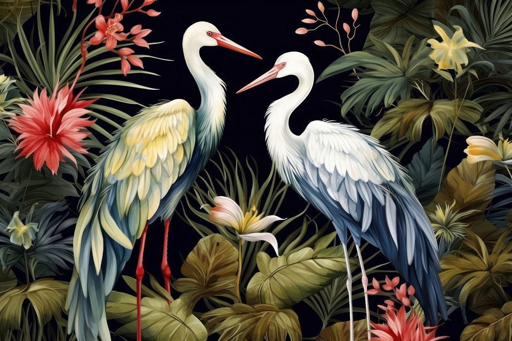Tropical bird art tropics.