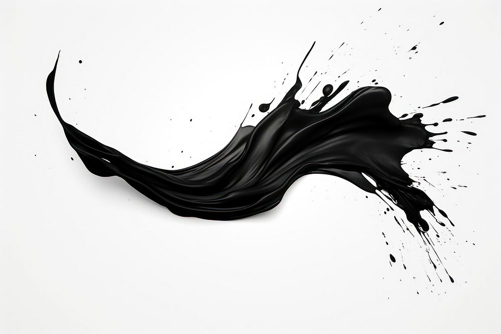 Vector illustration splash effect of black ink backgrounds abstract splattered.