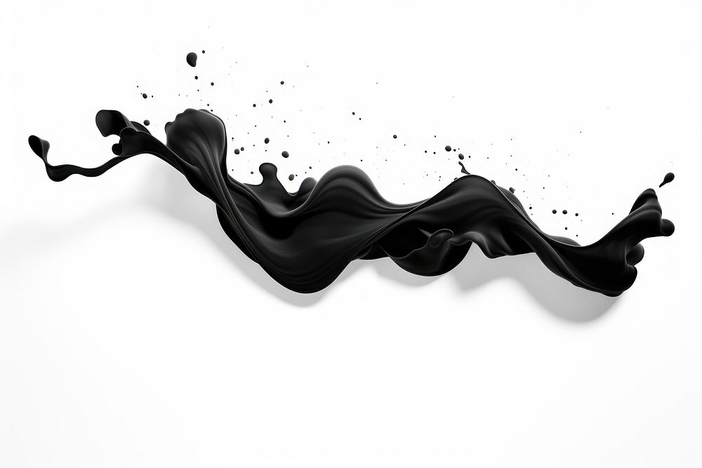 Vector illustration splash effect of ink abstract white background splattered.