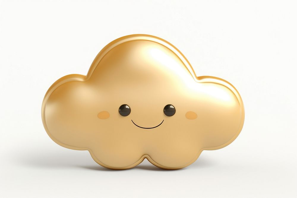 Cloudy cute gold white background confectionery investment.