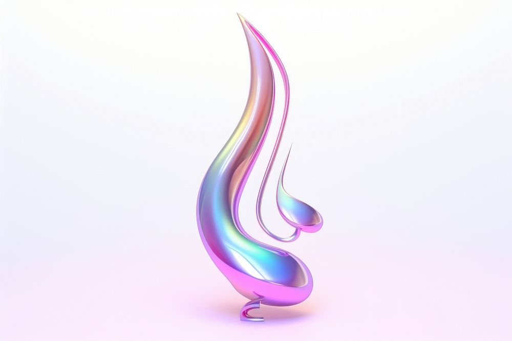 Beamed eighth note iridescent pattern creativity abstract.