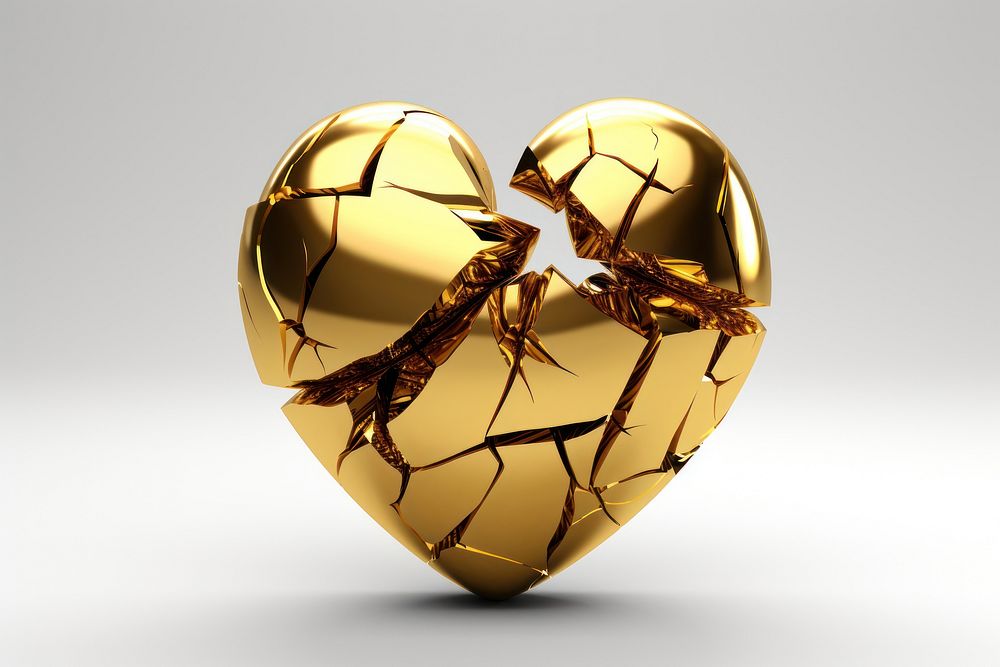 Broken heart gold broken invertebrate.
