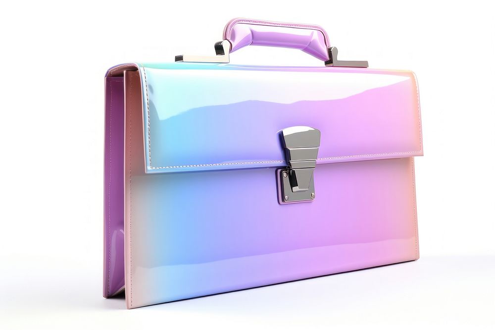 Briefcase handbag white background accessories.