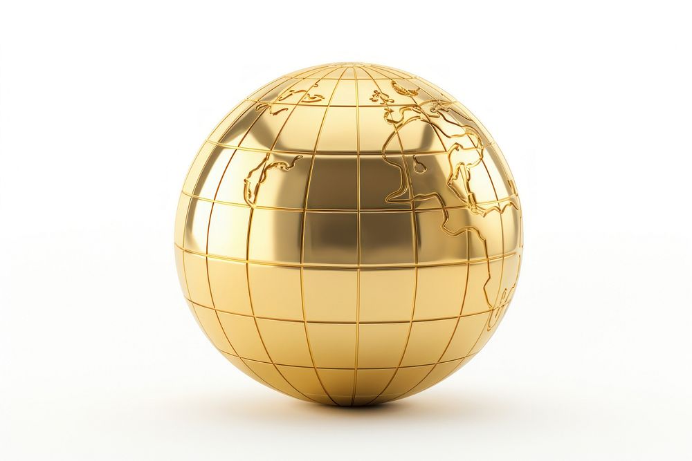 Globe globe sphere gold.