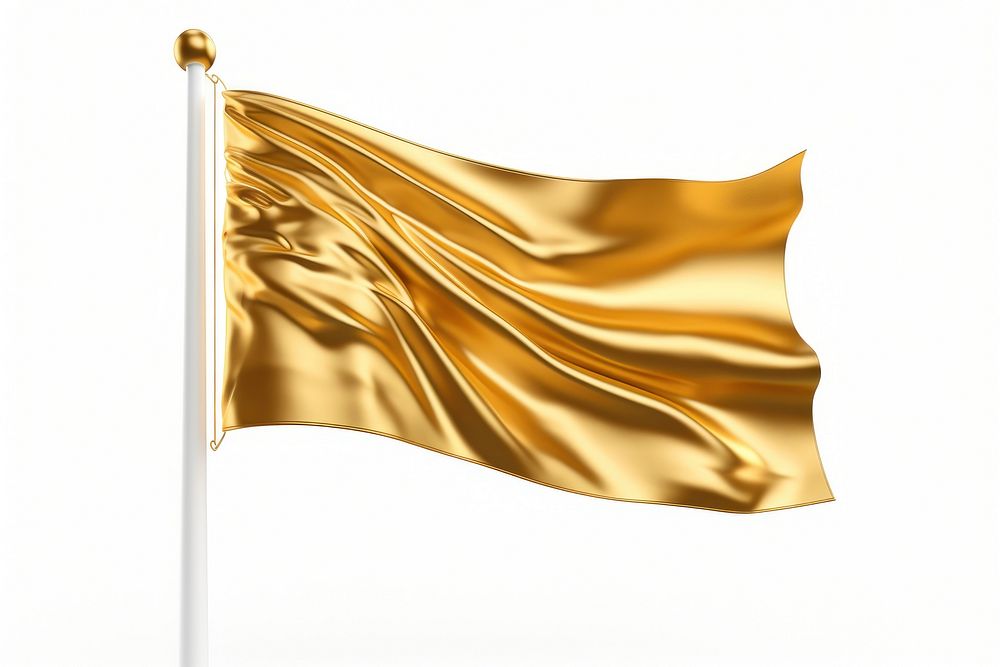 Flag flag white gold.