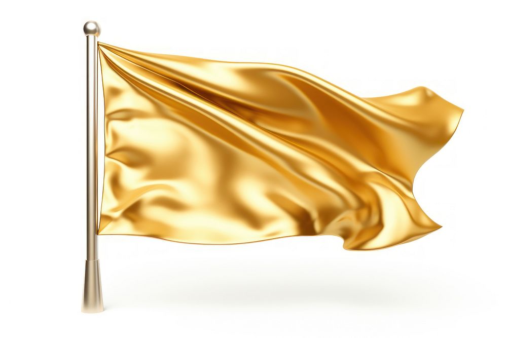 Flag flag gold silk.