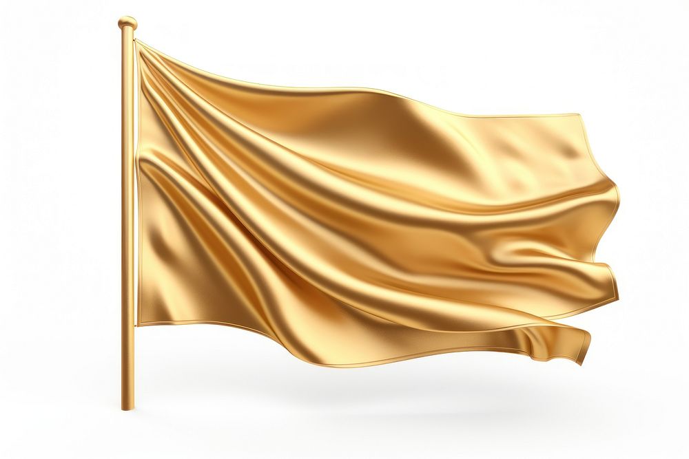 Flag flag gold silk.